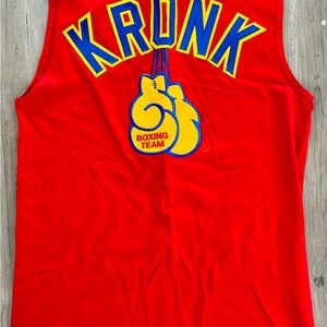 Red Boxing Team Tank Top